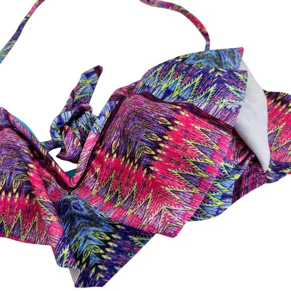 Aeropostale Bikini Bandeau Removable Halter Strap Swim Top NWT - Picture 6 of 9